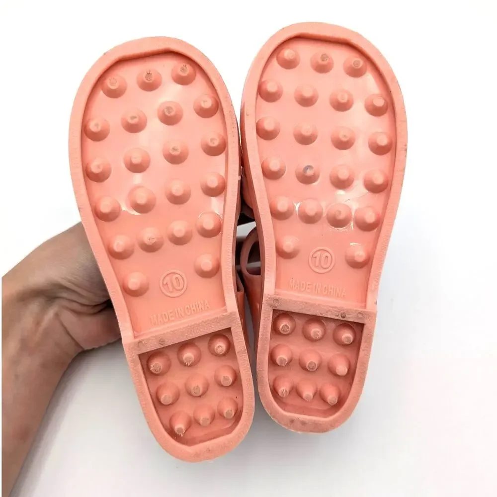 Harper Canyon Moana Disney Jelly Sandals Closed Toe Kids' Orange Size US10M